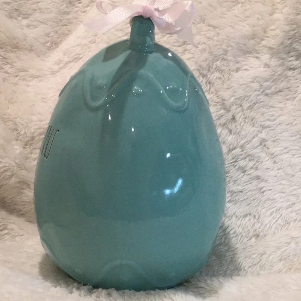 NEW Rae Dunn JELLY BEANS Birdhouse Turquoise VHTF - Picture 7 of 7